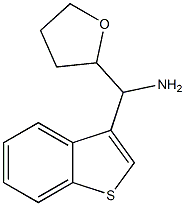 1-benzothiophen-3-yl(oxolan-2-yl)methanamine Structure