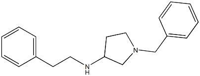 1-benzyl-N-(2-phenylethyl)pyrrolidin-3-amine