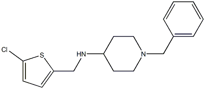 1-benzyl-N-[(5-chlorothiophen-2-yl)methyl]piperidin-4-amine