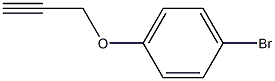 1-bromo-4-(prop-2-ynyloxy)benzene 化学構造式