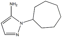 1-cycloheptyl-1H-pyrazol-5-amine 结构式
