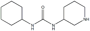 1-cyclohexyl-3-piperidin-3-ylurea Struktur