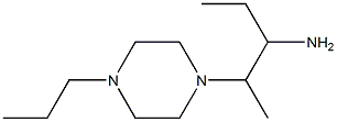 1-ethyl-2-(4-propylpiperazin-1-yl)propylamine Structure