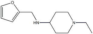 1-ethyl-N-(2-furylmethyl)piperidin-4-amine Structure