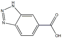 1H-1,2,3-benzotriazole-6-carboxylic acid Struktur