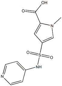 1-methyl-4-(pyridin-4-ylsulfamoyl)-1H-pyrrole-2-carboxylic acid