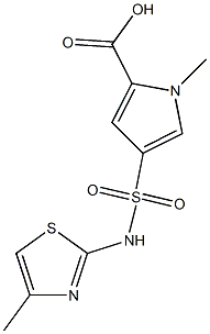 1-methyl-4-[(4-methyl-1,3-thiazol-2-yl)sulfamoyl]-1H-pyrrole-2-carboxylic acid