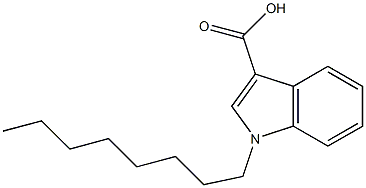1-octyl-1H-indole-3-carboxylic acid Structure