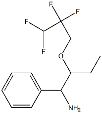 1-phenyl-2-(2,2,3,3-tetrafluoropropoxy)butan-1-amine Structure