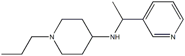 1-propyl-N-[1-(pyridin-3-yl)ethyl]piperidin-4-amine|