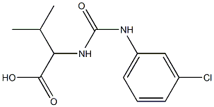 2-({[(3-chlorophenyl)amino]carbonyl}amino)-3-methylbutanoic acid