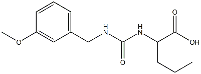 2-({[(3-methoxyphenyl)methyl]carbamoyl}amino)pentanoic acid|