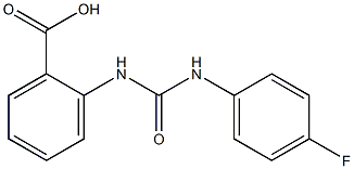 2-({[(4-fluorophenyl)amino]carbonyl}amino)benzoic acid|