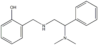 2-({[2-(dimethylamino)-2-phenylethyl]amino}methyl)phenol Struktur