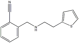  2-({[2-(thiophen-2-yl)ethyl]amino}methyl)benzonitrile