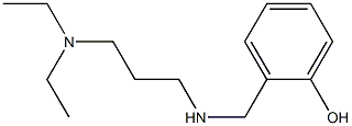 2-({[3-(diethylamino)propyl]amino}methyl)phenol 结构式