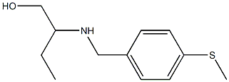 2-({[4-(methylsulfanyl)phenyl]methyl}amino)butan-1-ol|