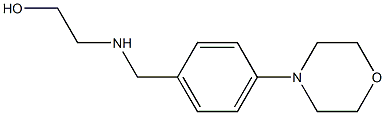 2-({[4-(morpholin-4-yl)phenyl]methyl}amino)ethan-1-ol Structure