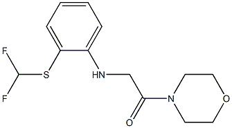 2-({2-[(difluoromethyl)sulfanyl]phenyl}amino)-1-(morpholin-4-yl)ethan-1-one