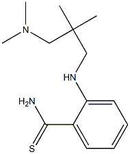2-({2-[(dimethylamino)methyl]-2-methylpropyl}amino)benzene-1-carbothioamide Structure
