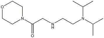 2-({2-[bis(propan-2-yl)amino]ethyl}amino)-1-(morpholin-4-yl)ethan-1-one Structure