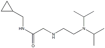 2-({2-[bis(propan-2-yl)amino]ethyl}amino)-N-(cyclopropylmethyl)acetamide