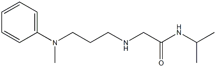 2-({3-[methyl(phenyl)amino]propyl}amino)-N-(propan-2-yl)acetamide