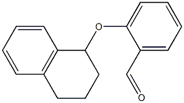 2-(1,2,3,4-tetrahydronaphthalen-1-yloxy)benzaldehyde Structure