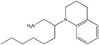 2-(1,2,3,4-tetrahydroquinolin-1-yl)octan-1-amine,,结构式