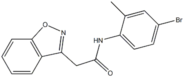 2-(1,2-benzisoxazol-3-yl)-N-(4-bromo-2-methylphenyl)acetamide|