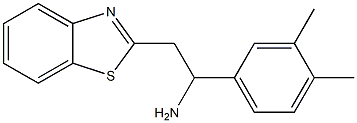 2-(1,3-benzothiazol-2-yl)-1-(3,4-dimethylphenyl)ethan-1-amine