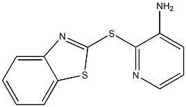 2-(1,3-benzothiazol-2-ylsulfanyl)pyridin-3-amine,,结构式