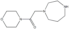 2-(1,4-diazepan-1-yl)-1-(morpholin-4-yl)ethan-1-one Structure