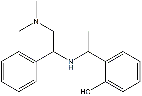 2-(1-{[2-(dimethylamino)-1-phenylethyl]amino}ethyl)phenol