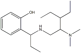 2-(1-{[2-(dimethylamino)-3-ethylpentyl]amino}propyl)phenol
