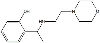 2-(1-{[2-(morpholin-4-yl)ethyl]amino}ethyl)phenol|