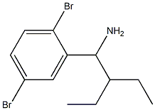 2-(1-amino-2-ethylbutyl)-1,4-dibromobenzene