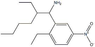 2-(1-amino-2-ethylhexyl)-1-ethyl-4-nitrobenzene