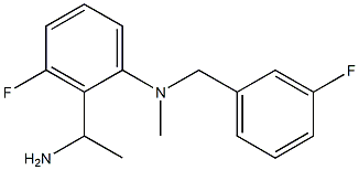 2-(1-aminoethyl)-3-fluoro-N-[(3-fluorophenyl)methyl]-N-methylaniline