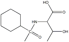 2-(1-cyclohexylacetamido)-3-hydroxybutanoic acid