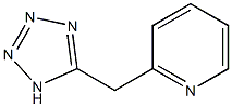 2-[(1H-テトラゾール-5-イル)メチル]ピリジン 化学構造式