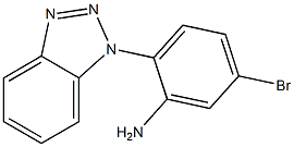 2-(1H-1,2,3-benzotriazol-1-yl)-5-bromoaniline Struktur