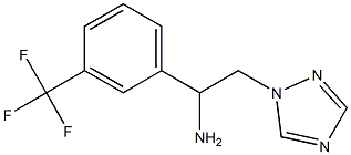 2-(1H-1,2,4-triazol-1-yl)-1-[3-(trifluoromethyl)phenyl]ethanamine Struktur