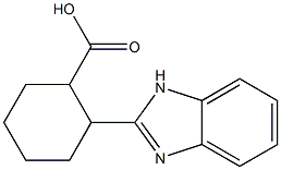 2-(1H-benzimidazol-2-yl)cyclohexanecarboxylic acid,,结构式