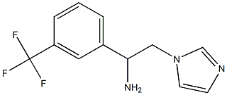 2-(1H-imidazol-1-yl)-1-[3-(trifluoromethyl)phenyl]ethanamine Struktur