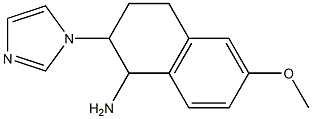 2-(1H-imidazol-1-yl)-6-methoxy-1,2,3,4-tetrahydronaphthalen-1-amine|