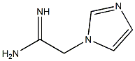 2-(1H-imidazol-1-yl)ethanimidamide Struktur