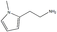 2-(1-methyl-1H-pyrrol-2-yl)ethan-1-amine,,结构式