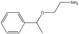 2-(1-phenylethoxy)ethan-1-amine Struktur