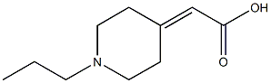  2-(1-propylpiperidin-4-ylidene)acetic acid